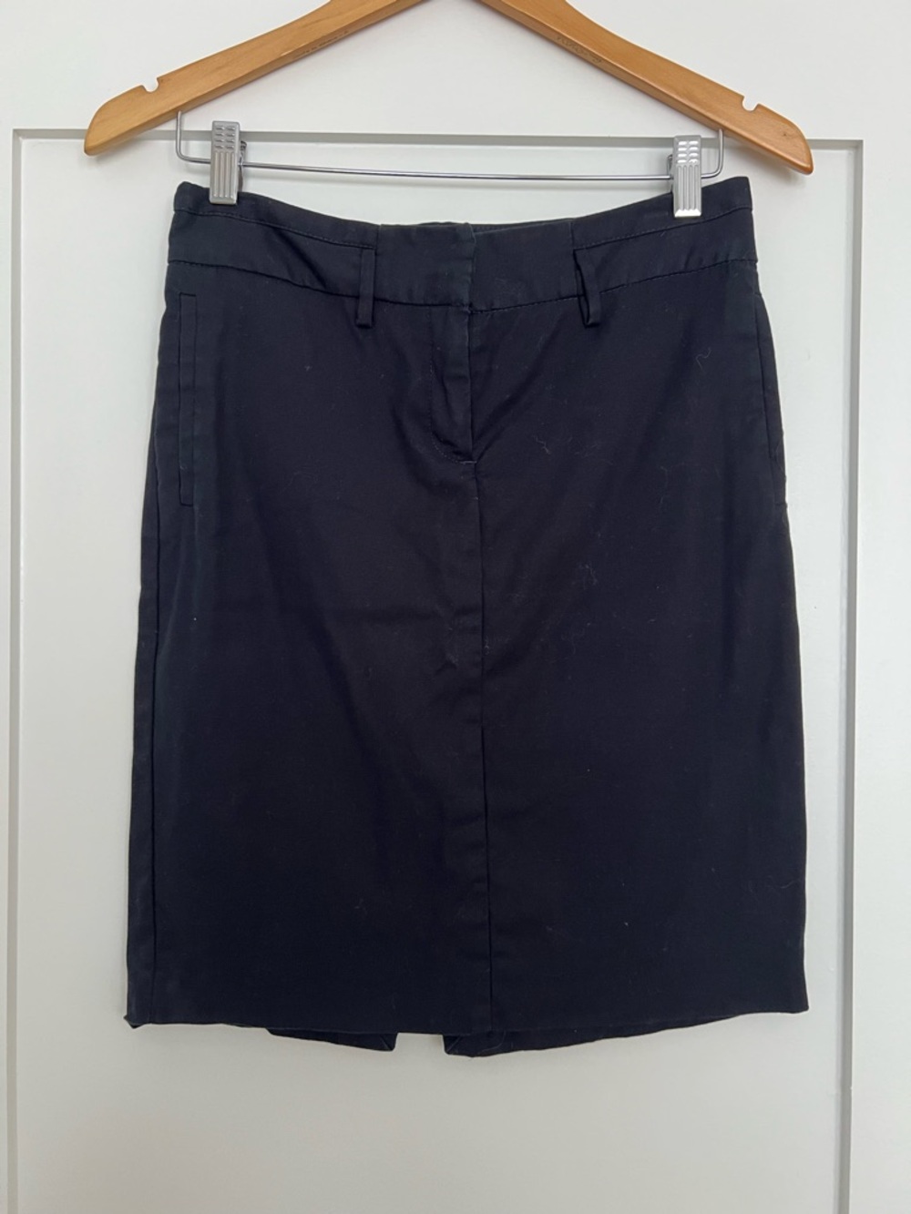 Zara Black Tailored Pencil Skirt